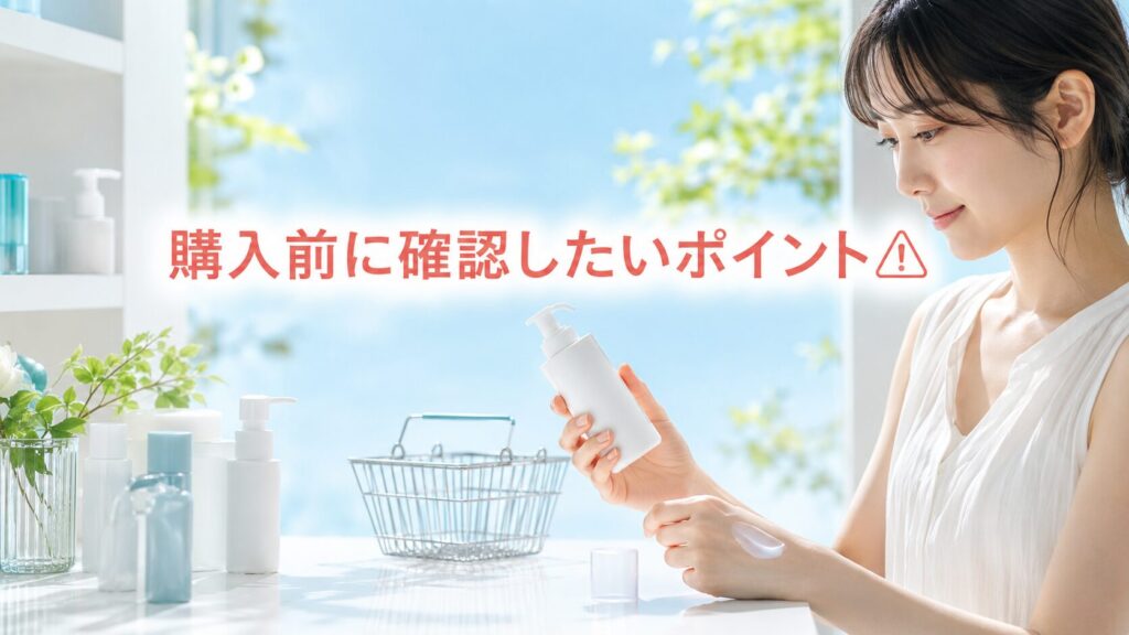 購入前に確認したいポイント⚠️