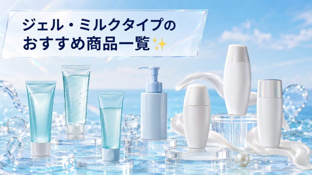 ジェル・ミルクタイプのおすすめ商品一覧