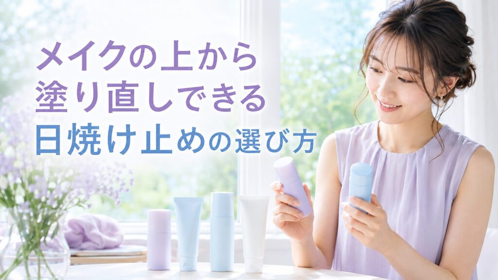メイクの上から塗り直すならミストやパウダーがおすすめ