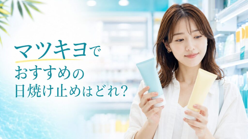マツキヨでおすすめの日焼け止めはどれ?