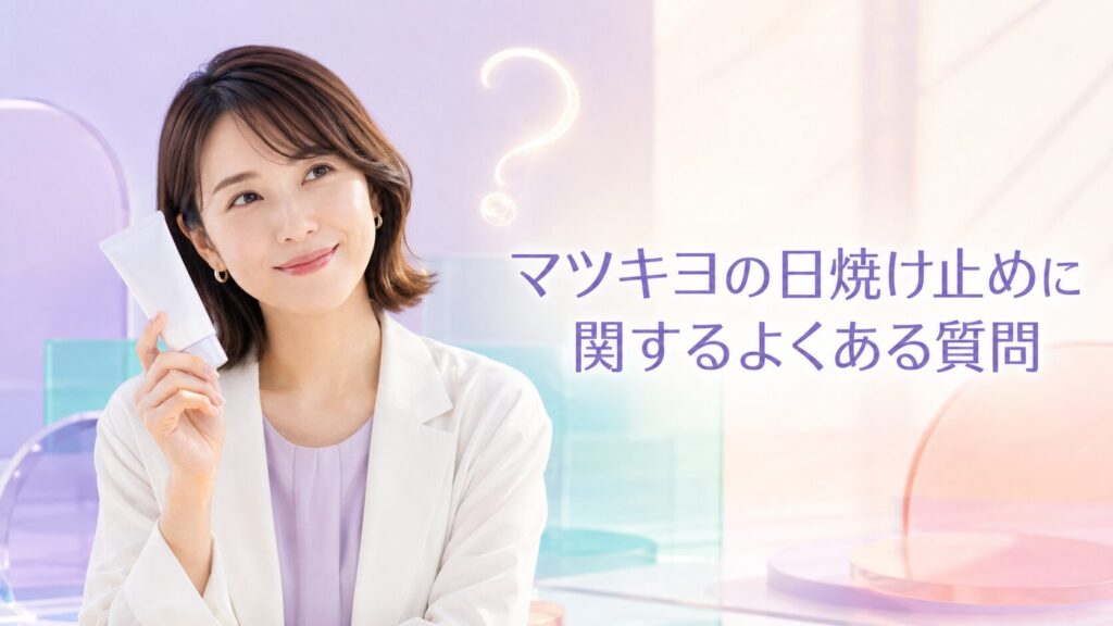 マツキヨの日焼け止めに関するよくある質問