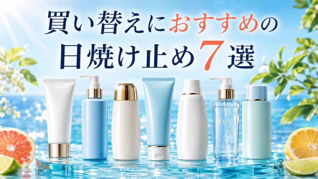 買い替えにおすすめの日焼け止め7選