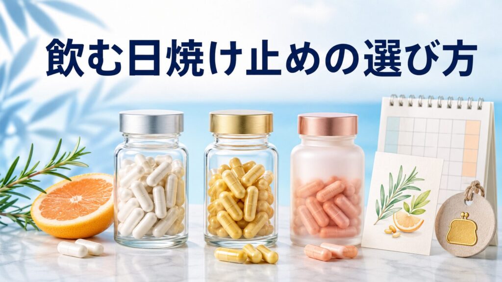 飲む日焼け止めの選び方