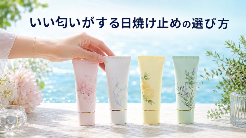 いい匂いがする日焼け止めの選び方