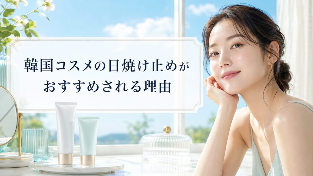 韓国コスメの日焼け止めがおすすめされる理由