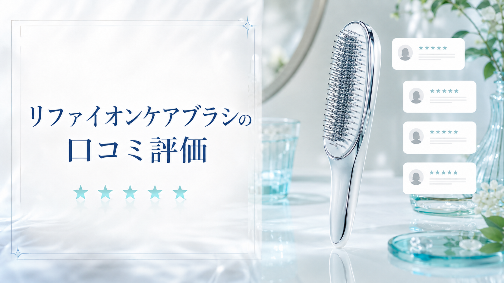 リファイオンケアブラシの口コミ評価