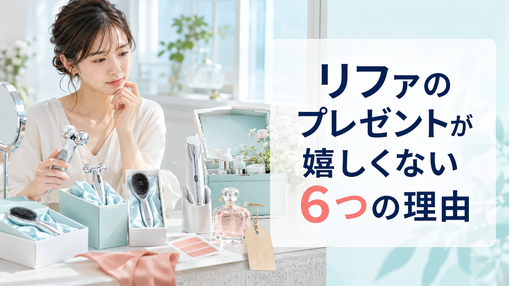 リファのプレゼントが嬉しくない6つの理由を確認するイメージ