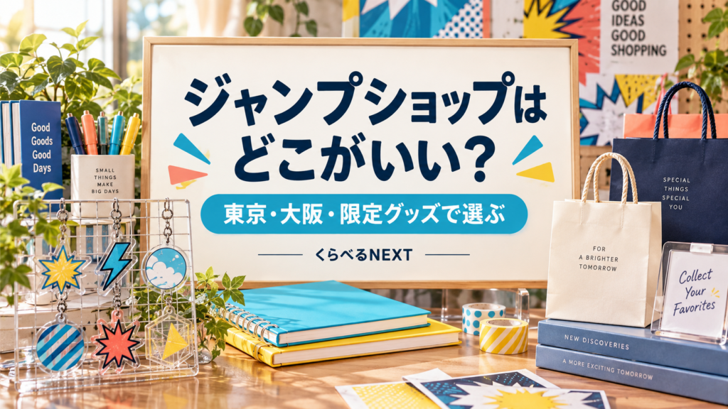 ジャンプショップはどこがいい？東京・大阪・限定グッズで選ぶ（AI生成・実店舗や公式商品ではありません）